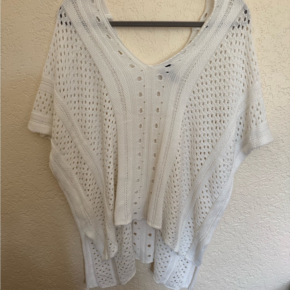 Daytrip Ivory Open-Knit Sweater